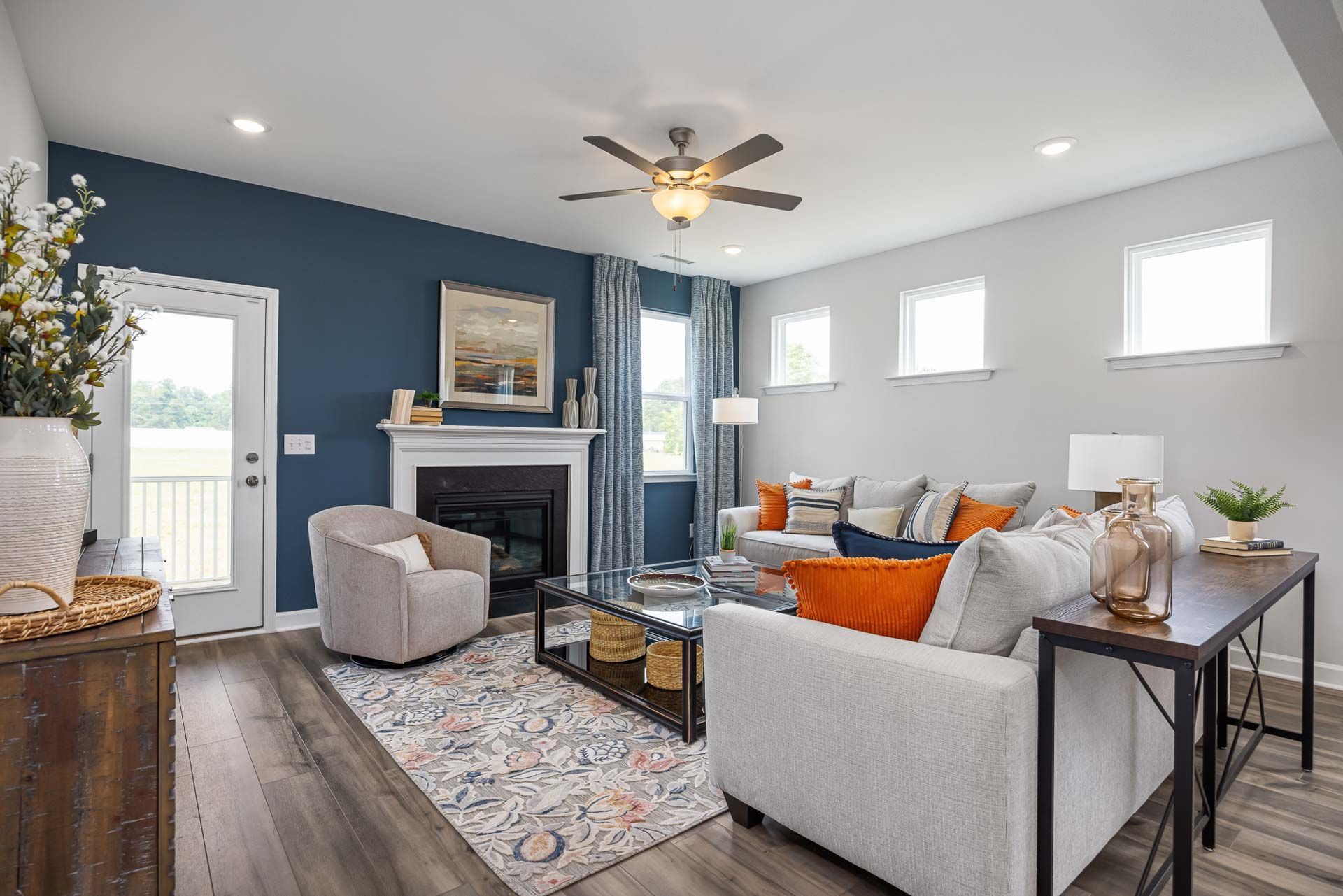 The Adalynn Family Room with Fireplace