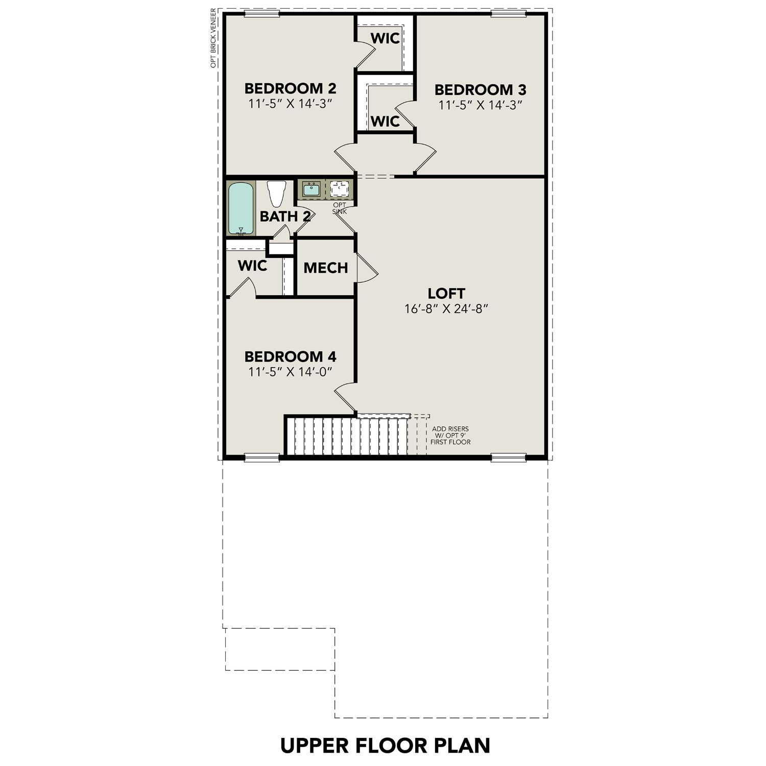 Upper Floor Plan