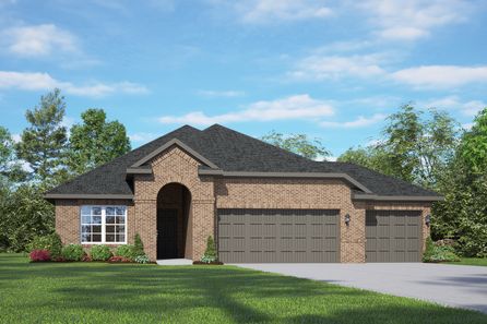 The Acadia A with 3-Car Garage by Davidson Homes LLC in Houston TX
