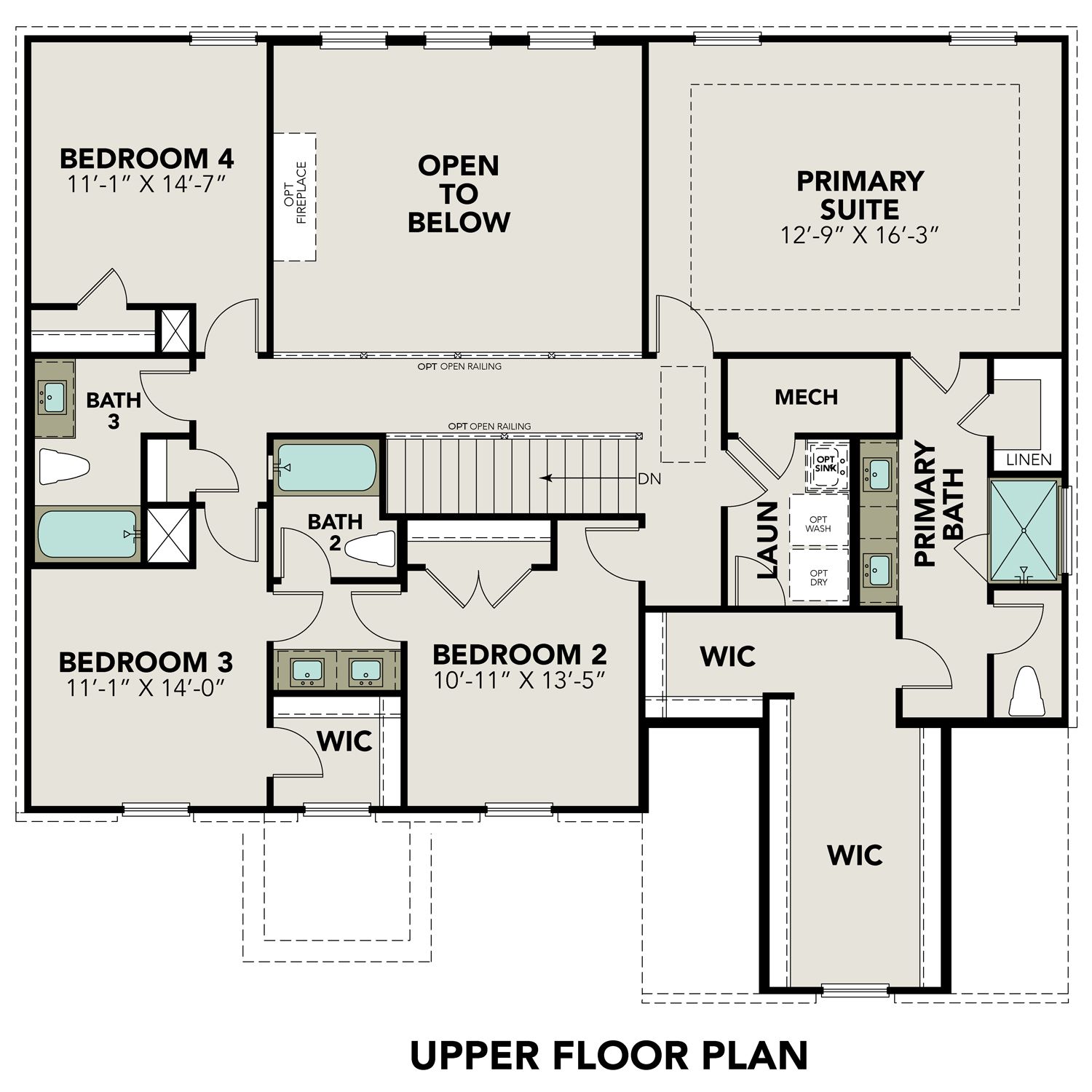 Upper Floor Plan