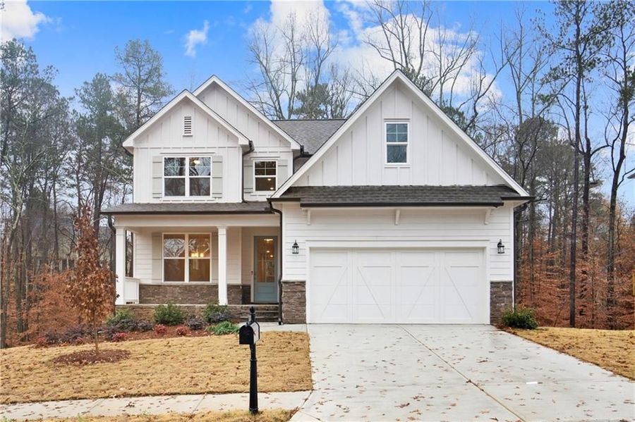The Ash B by Davidson Homes LLC in Atlanta GA
