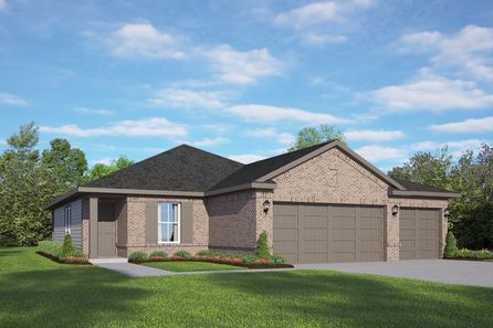 The Costa A with 3-Car Garage by Davidson Homes LLC in Houston TX
