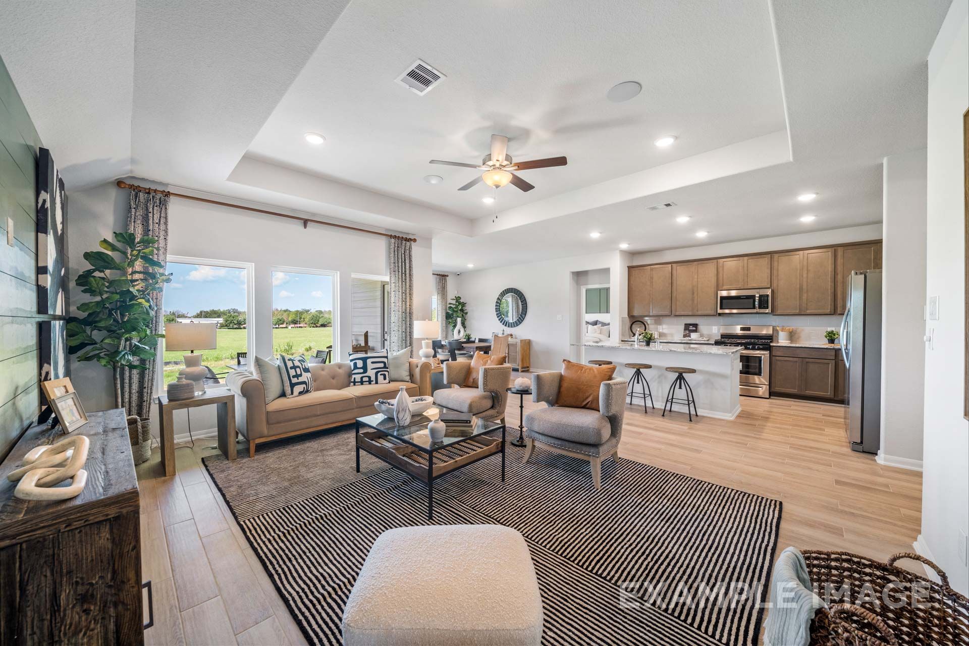 Family Room & Kitchen