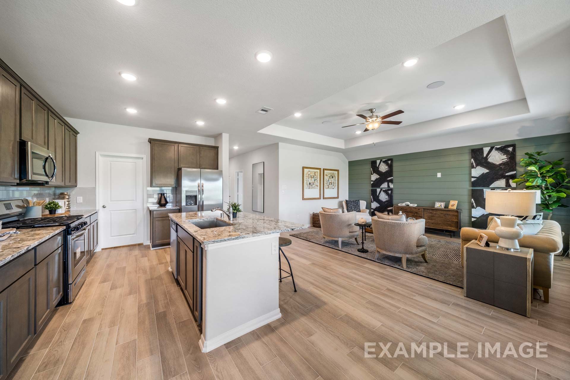 Kitchen & Family Room