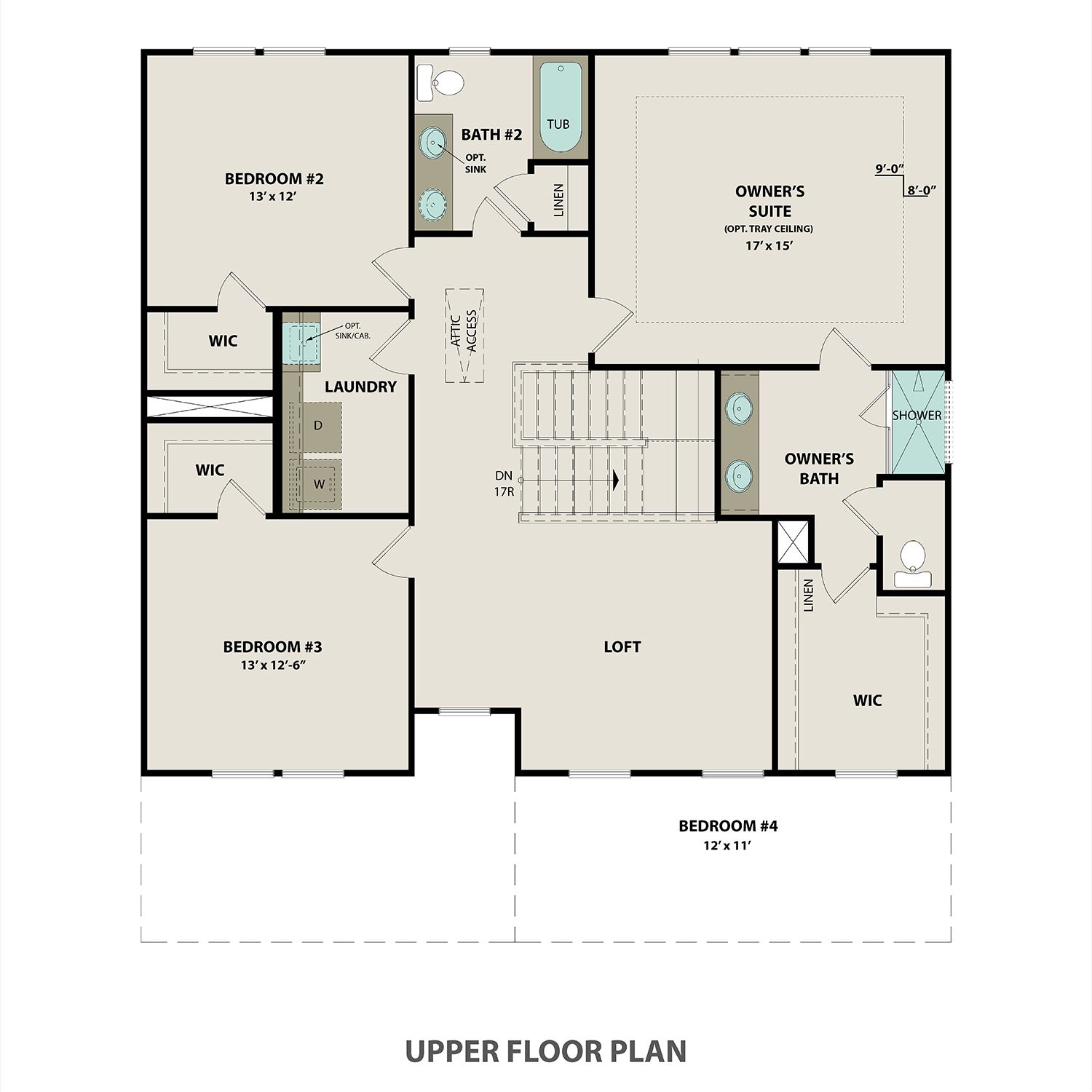 Upper Floor Plan