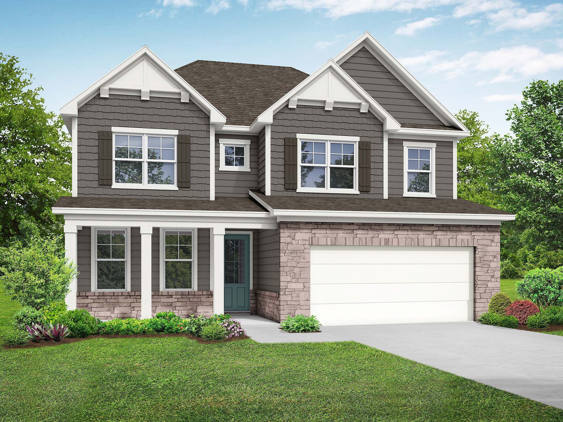 The Willow B at Wehunt Meadows floor plan