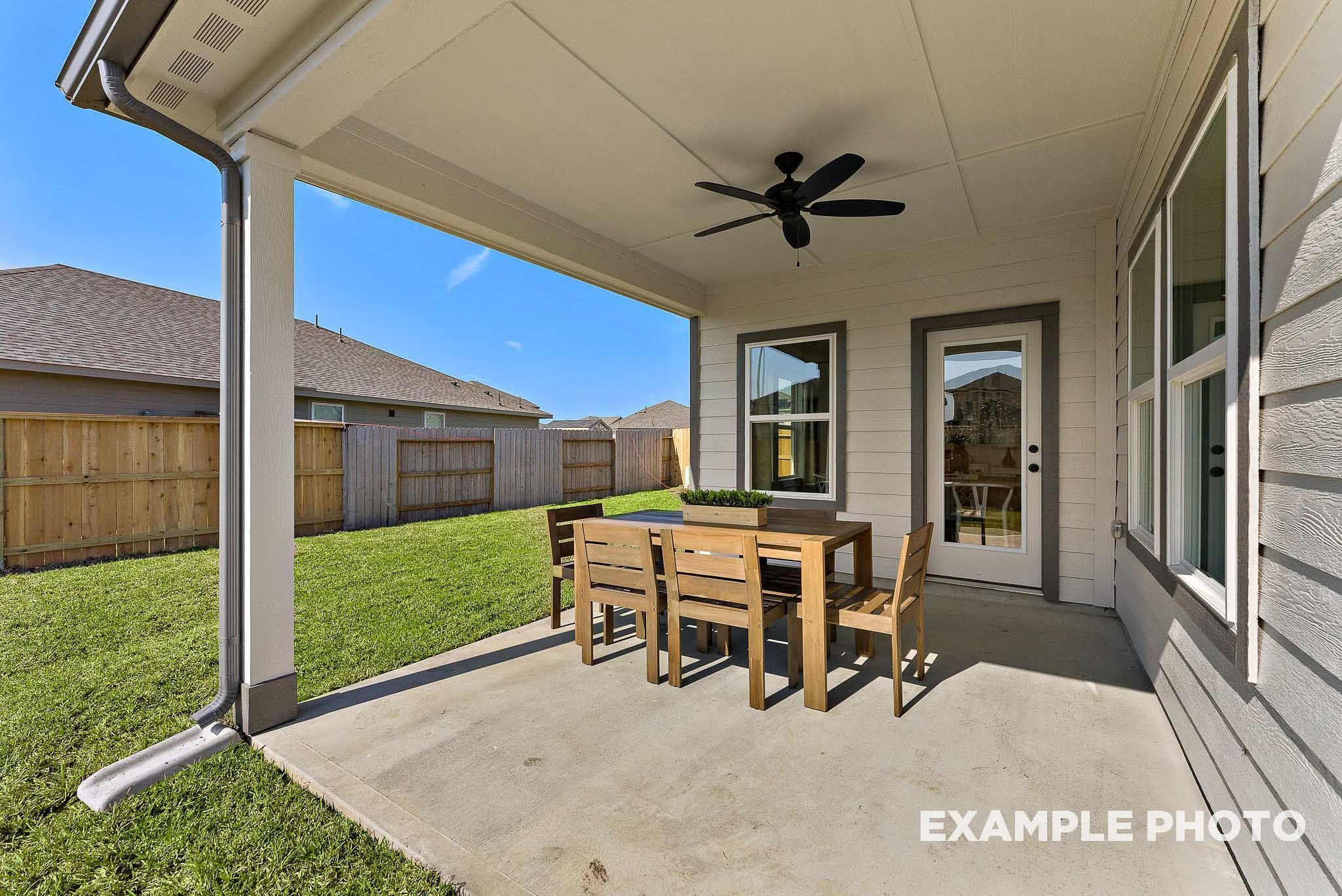 Covered Back Porch