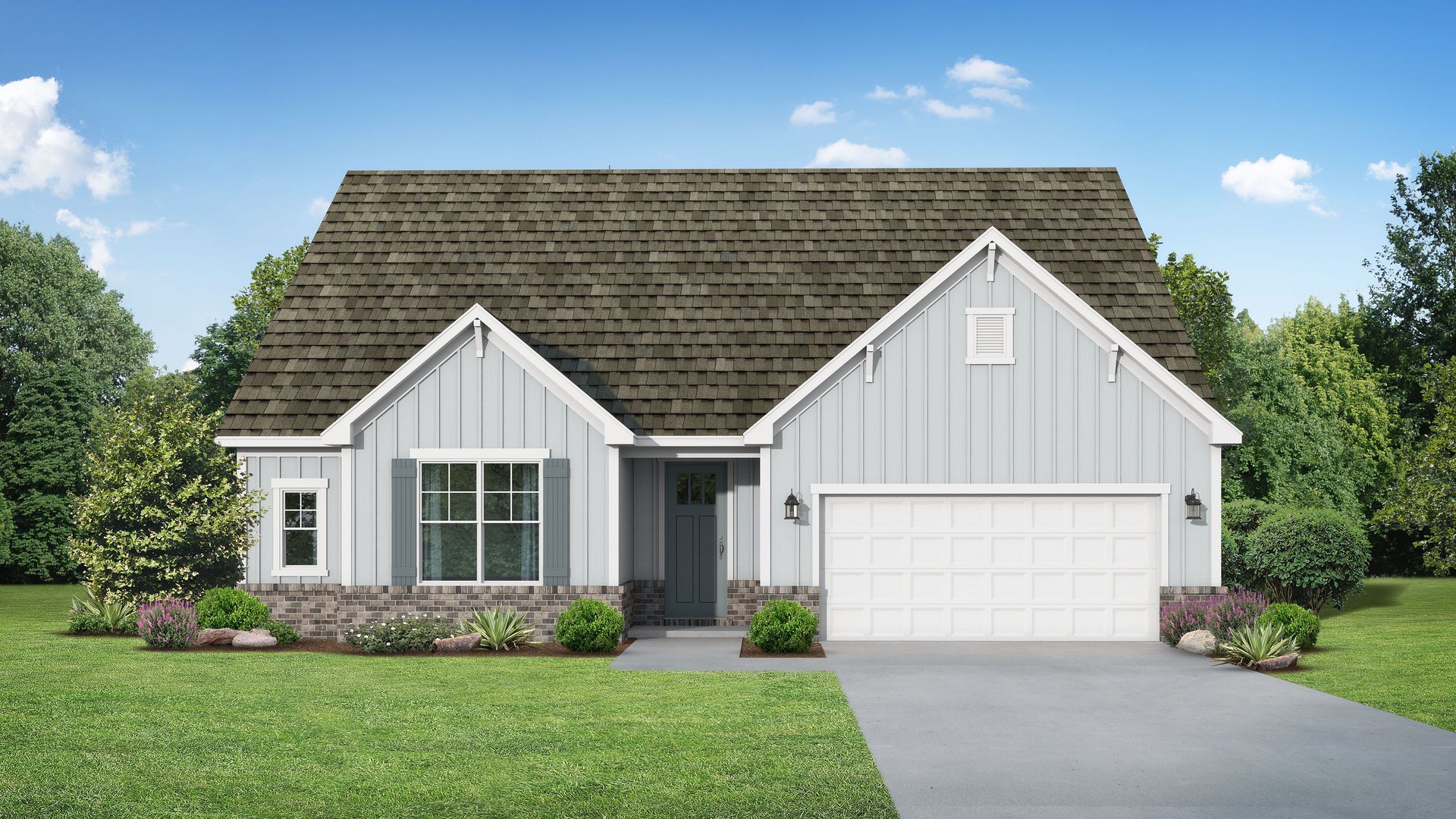 The Montgomery D by Davidson Homes with Hardie Siding