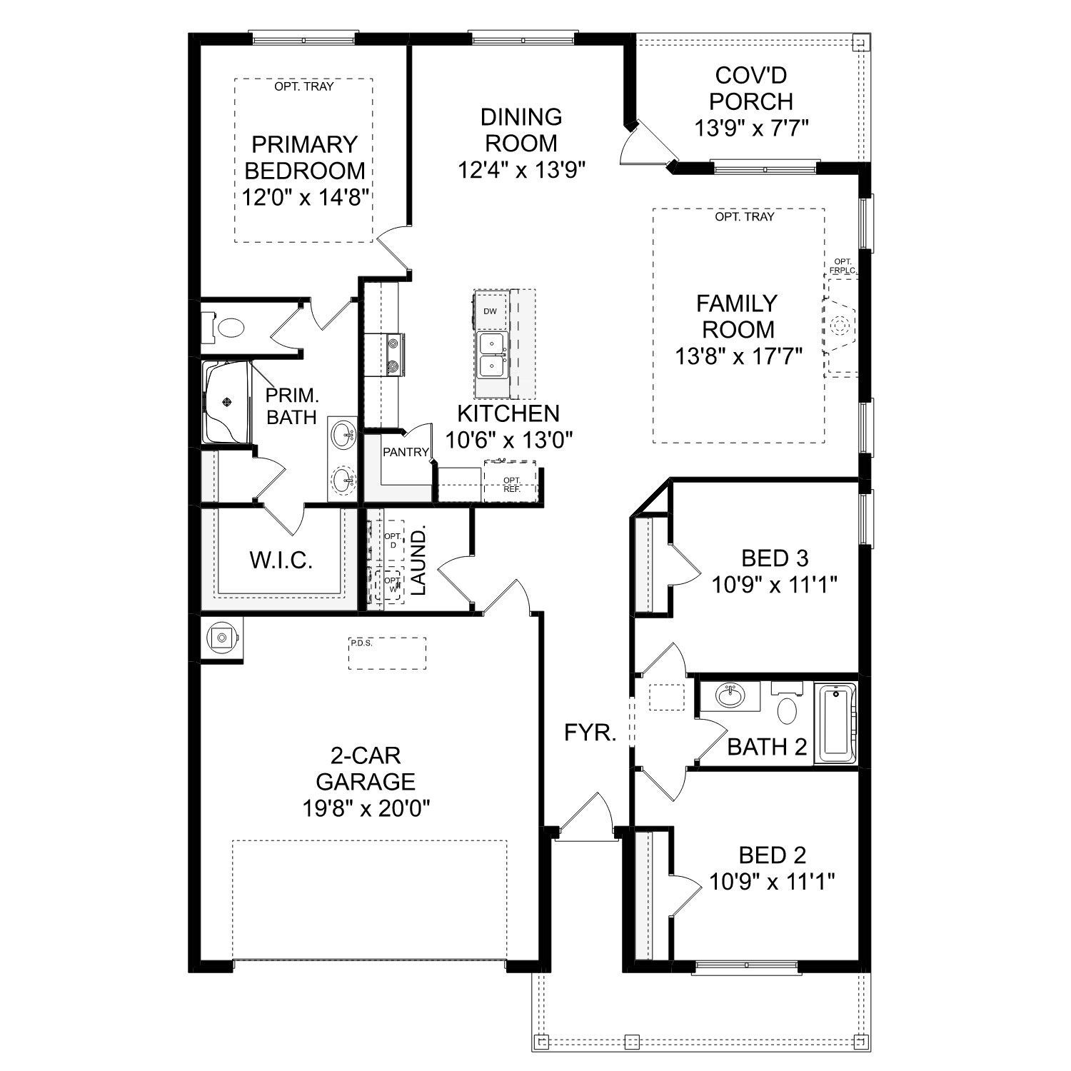 The Franklin D Main Floor