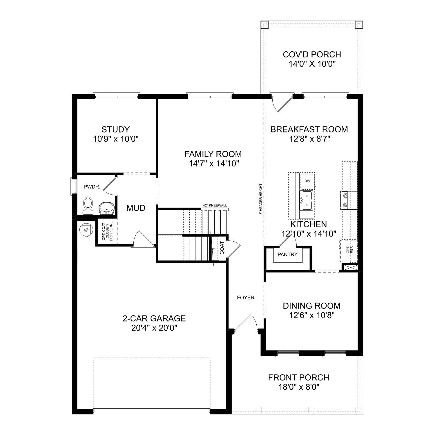 The Shelby D Main Floor
