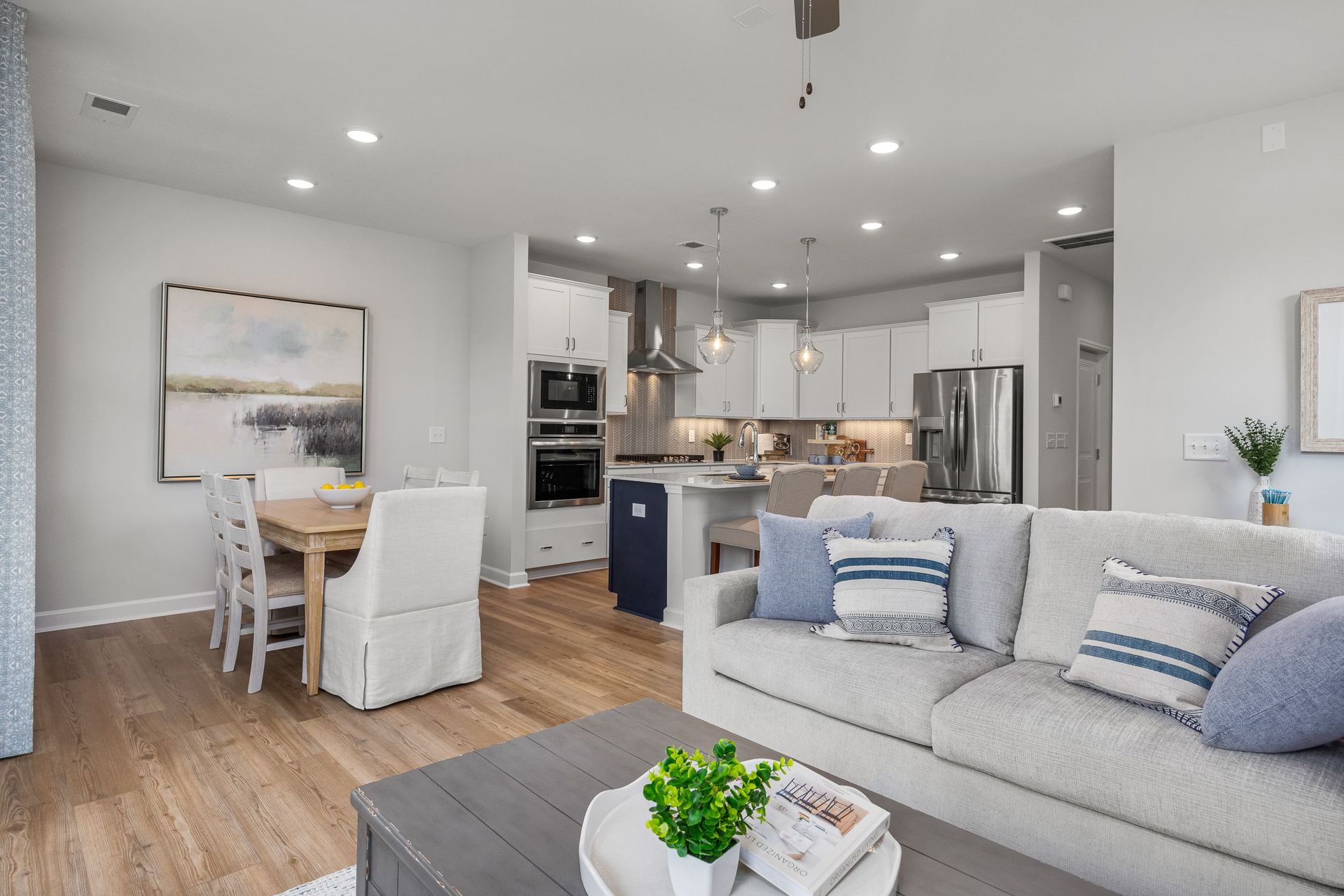 living and kitchen
