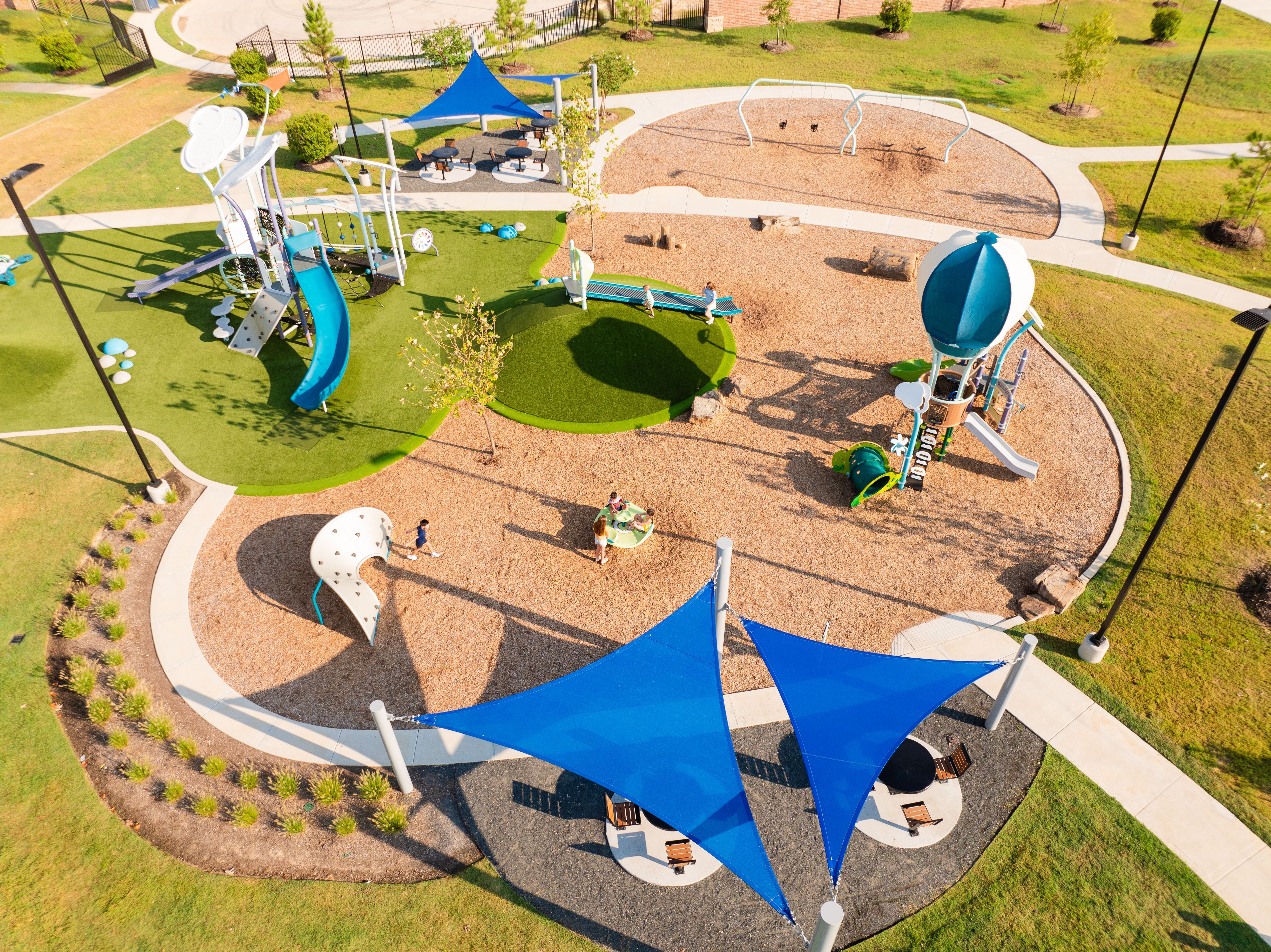 The Retreat offers a Kid Zone that includes covered sitting areas