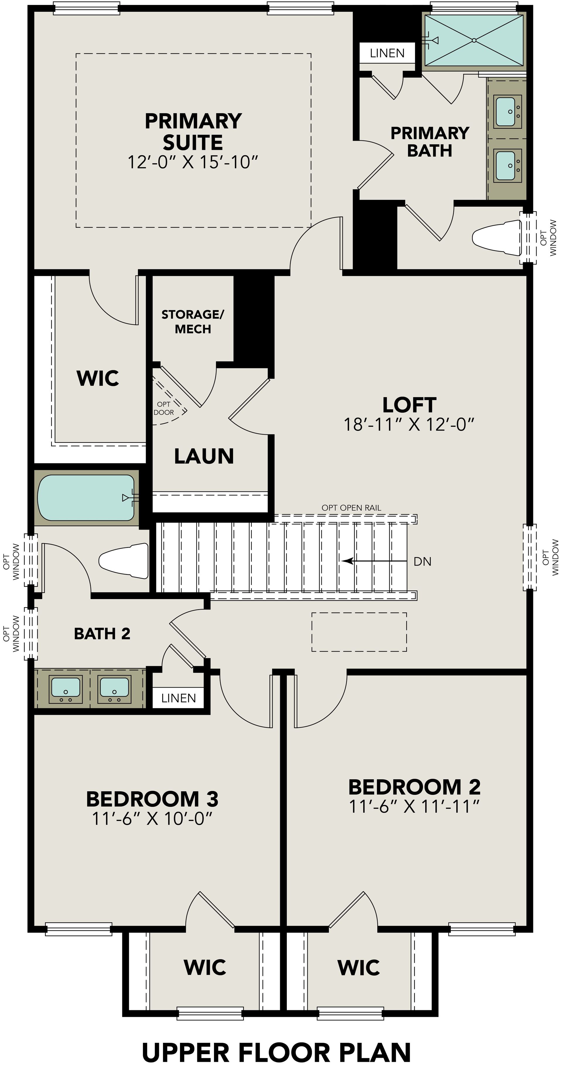 Upper Floor Plan
