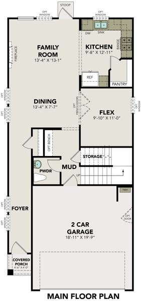 The Florence A floor plan