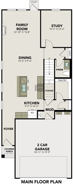 The Gillian A floor plan