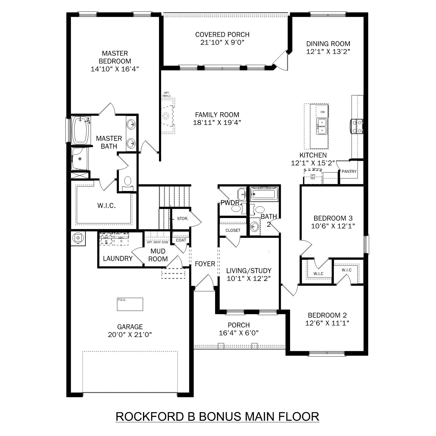 The Rockford B Bonus Main Floor