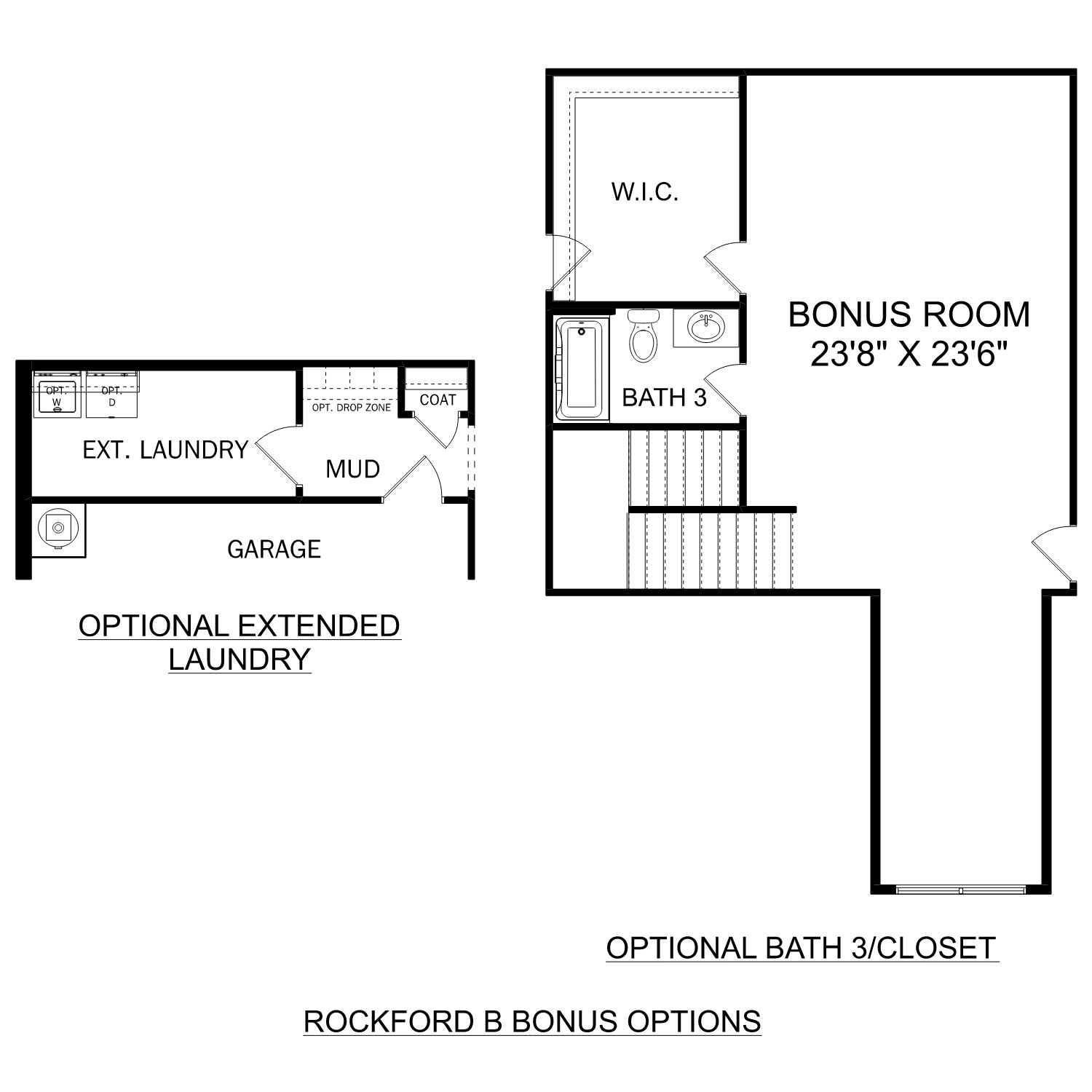 The Rockford B Bonus Options