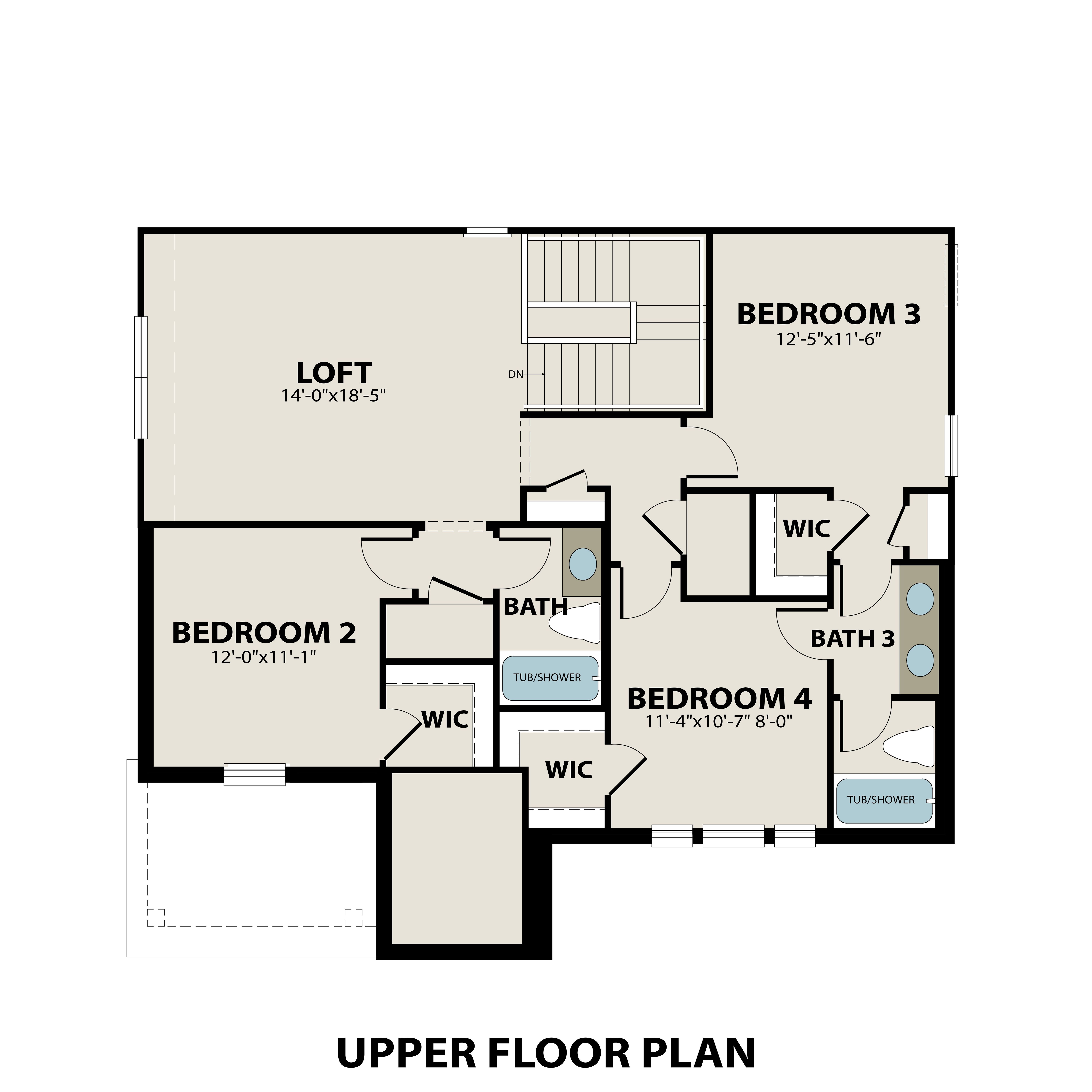 Upper Floor Plan