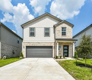 The Trinity F - Lakes at Black Oak: Magnolia, Texas - Davidson Homes