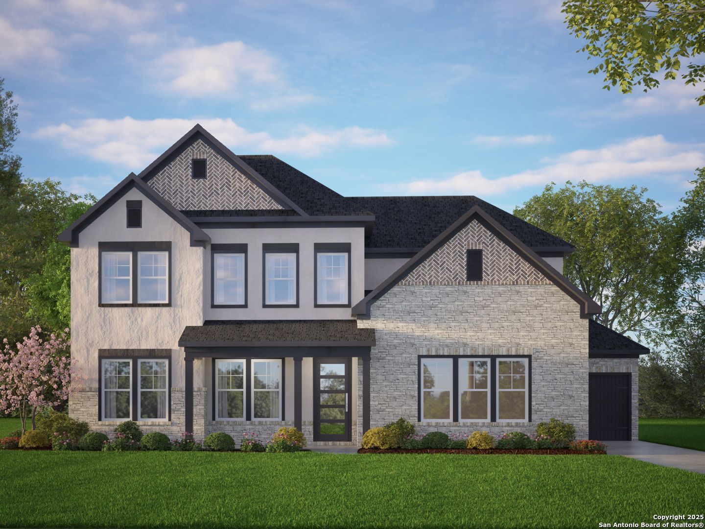 The Belmont H - Potranco Oaks: Castroville, Texas - Davidson Homes