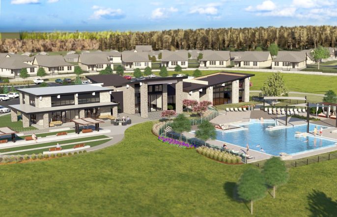 Amenity Center Rendering