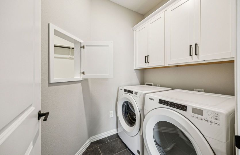 Spacious laundry room