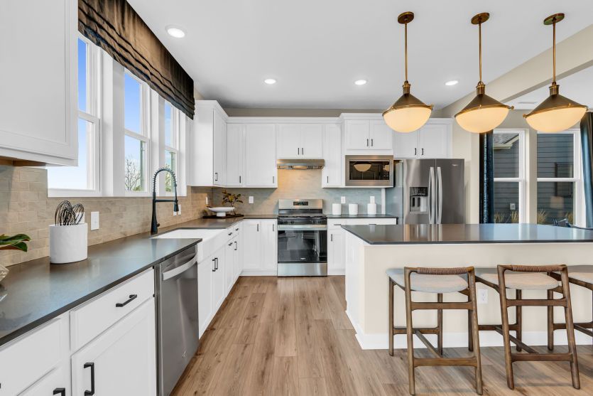 Kitchen with Plenty of Natural Light