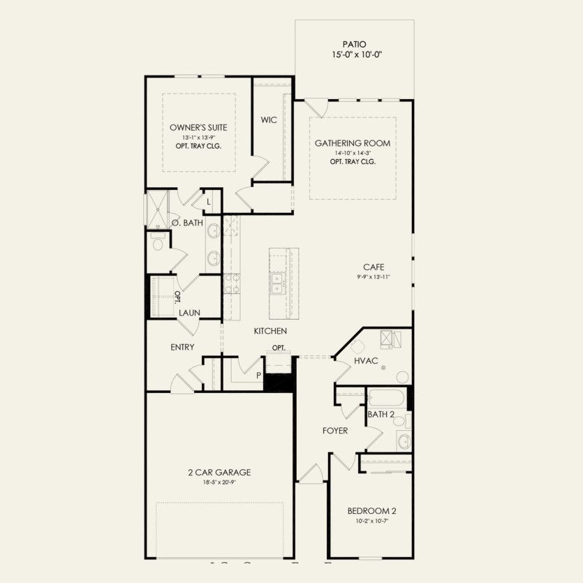 First Floor 2 br / 2 ba
