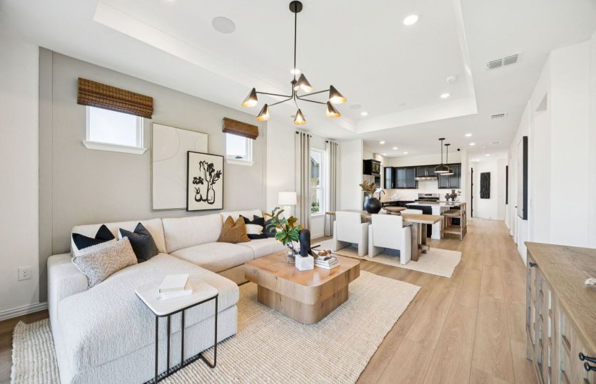 Open-concept throughout home