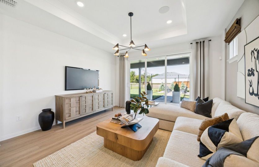 Spacious gathering room