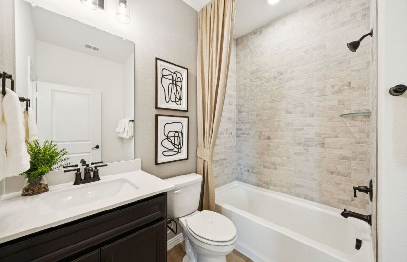 Secondary bathroom
