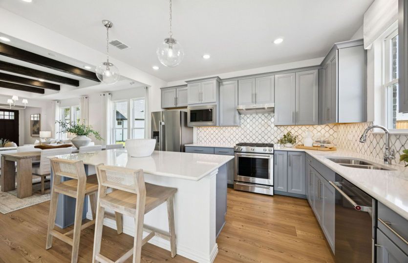 Spacious kitchen with abundant cabinet space