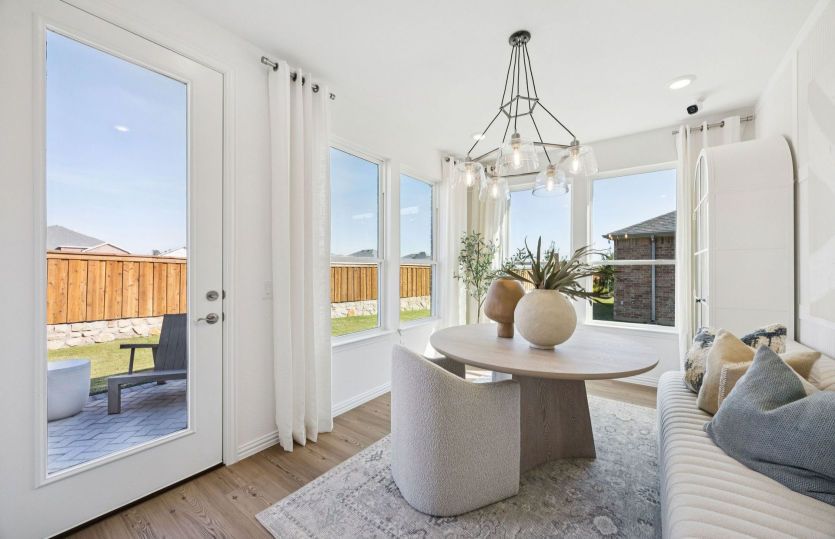 Sunroom off kitchen