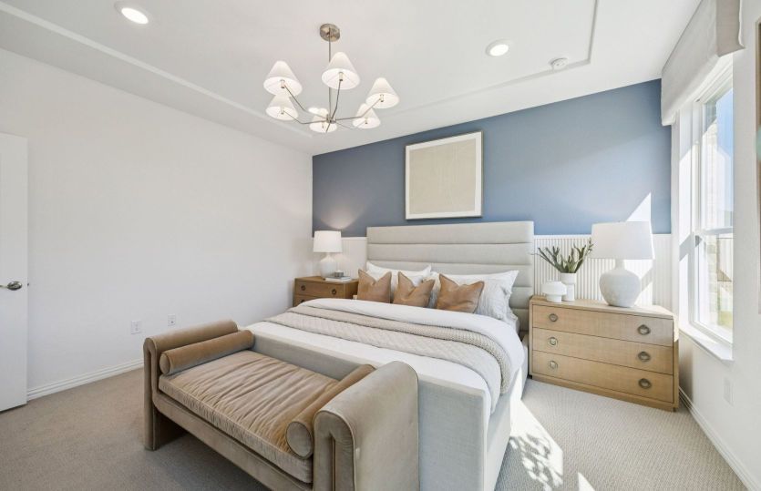 Spacious owner's suite with private bath