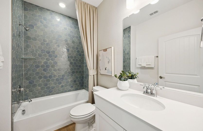 Secondary bathroom