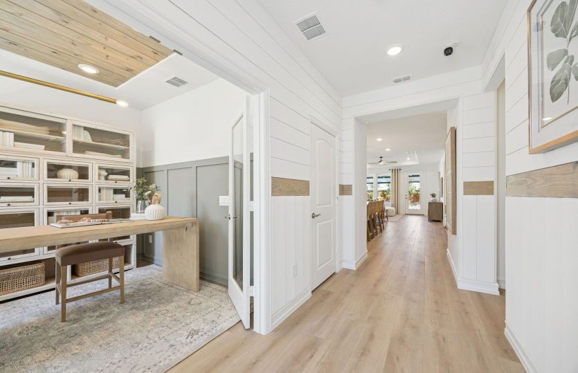 Welcoming entry into home