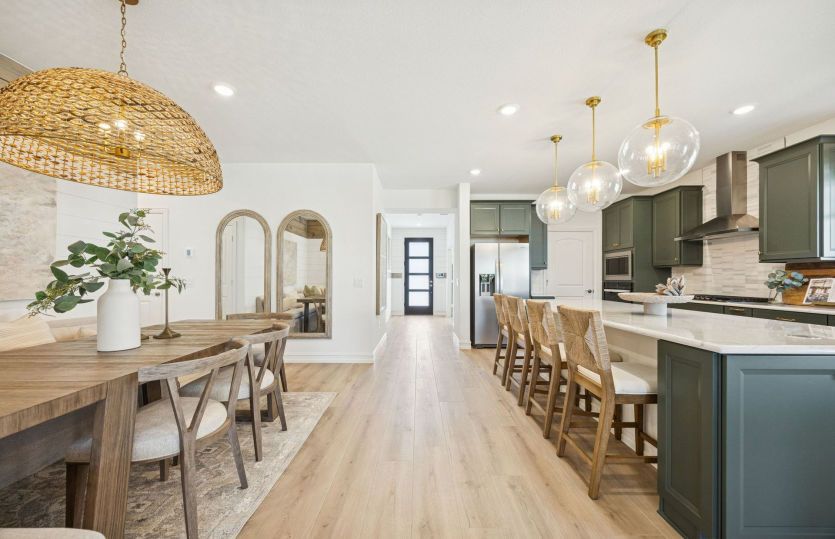 Open concept throughout main living areas