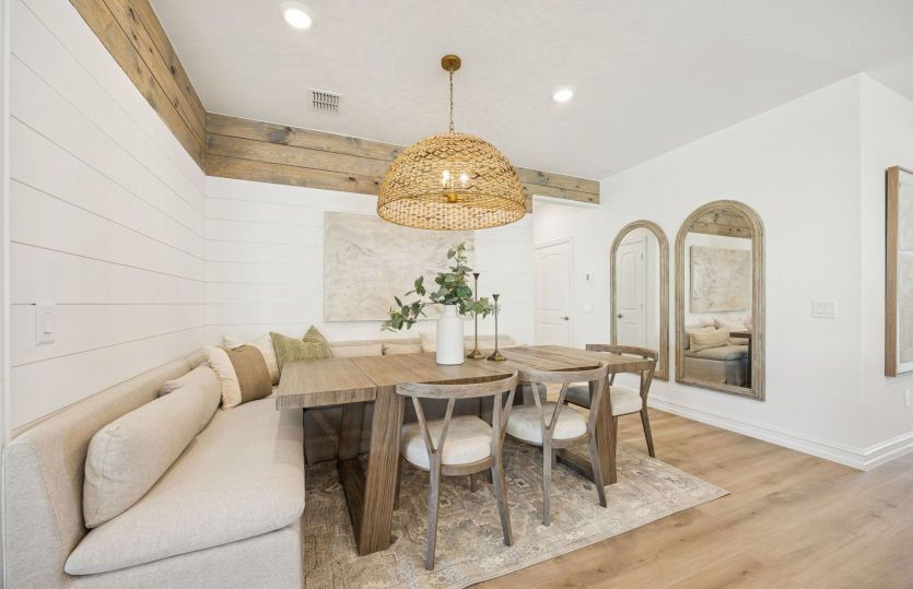 Dining area off kitchen