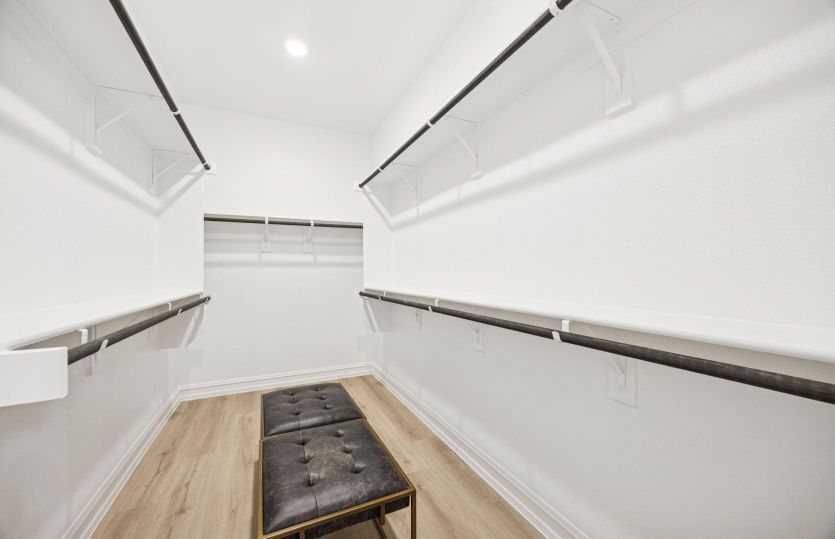 Owner's walk-in closet