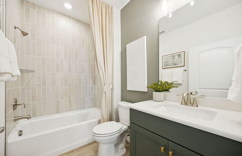 Secondary bathroom