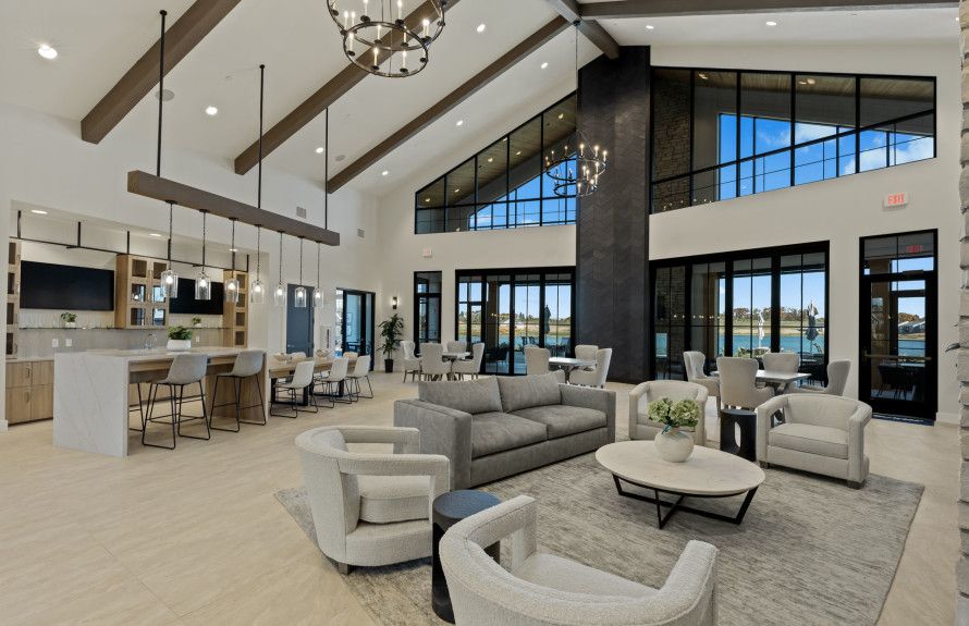 Cozy Main Lounge Area