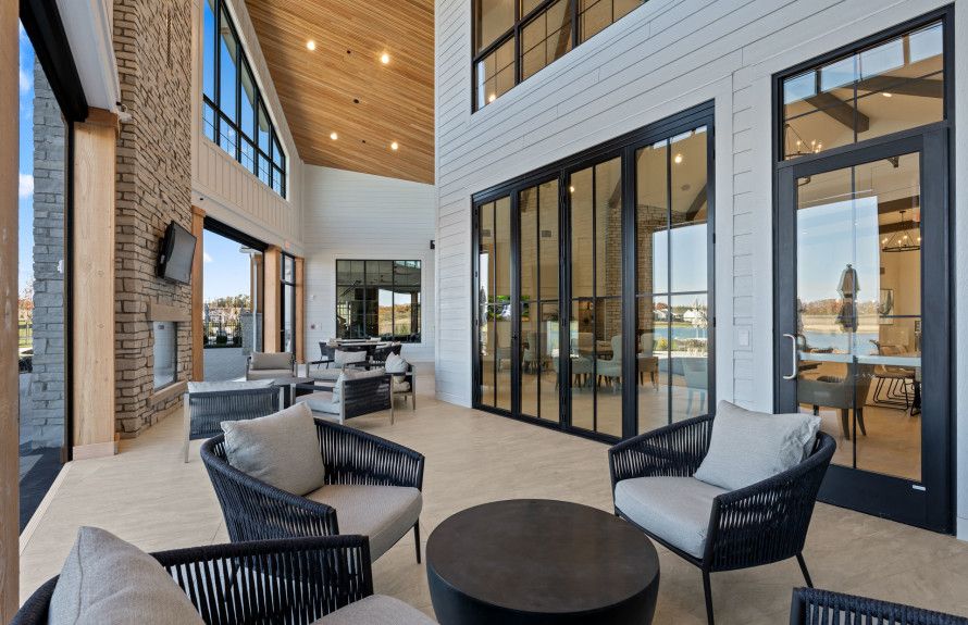 Cozy Indoor/Outdoor Seating