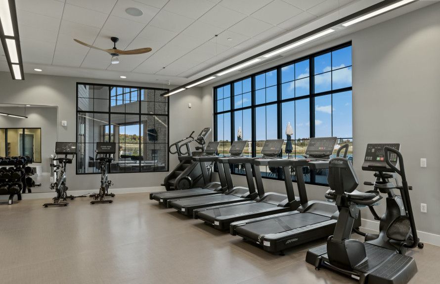 Spacious Fitness Center
