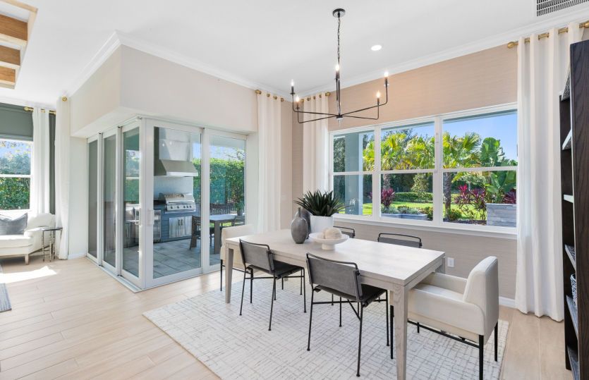 Bright, Airy Dining Space