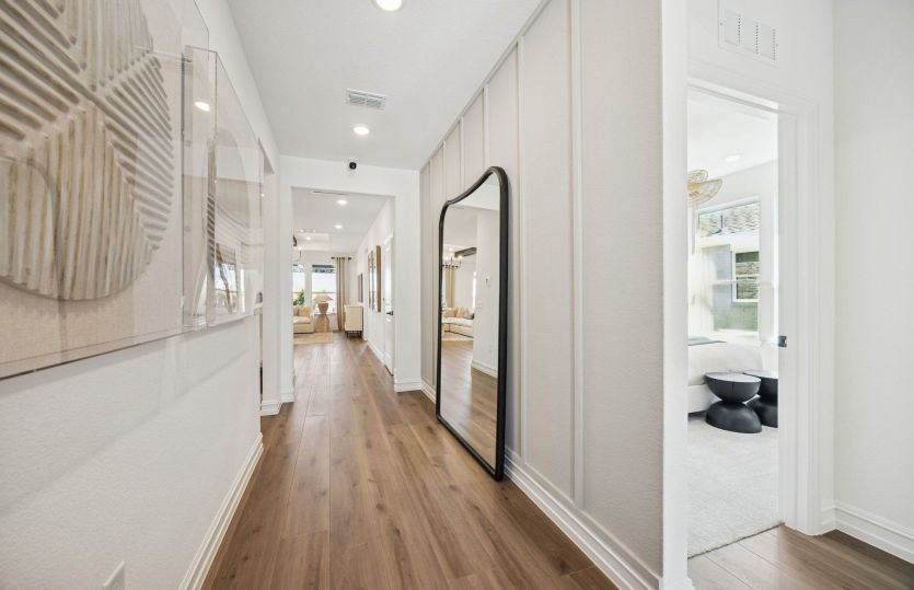 Welcoming entry into home