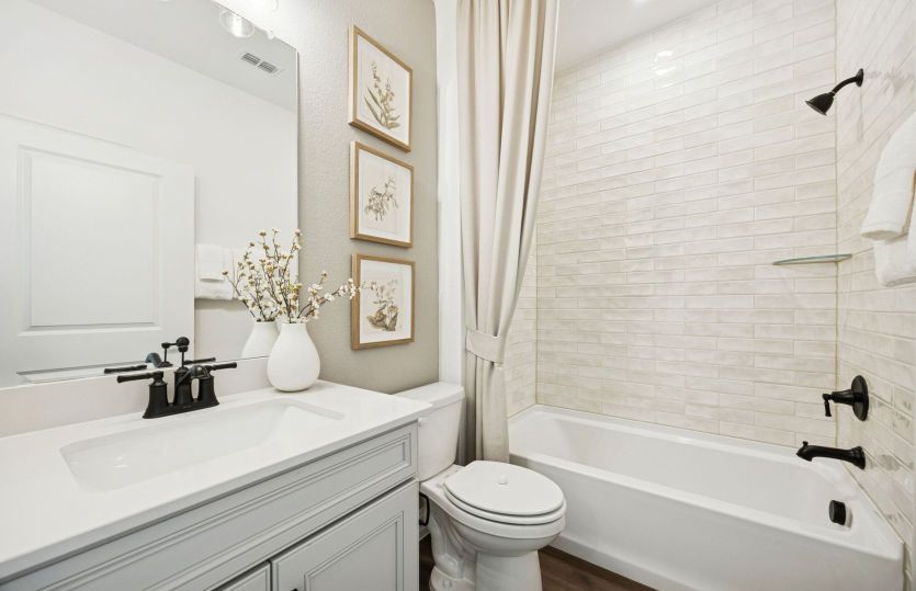 Secondary bathroom