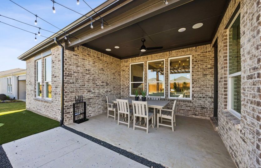 Covered patio