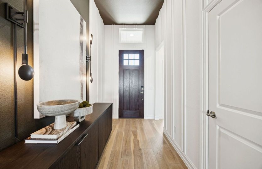 Welcoming entry into home