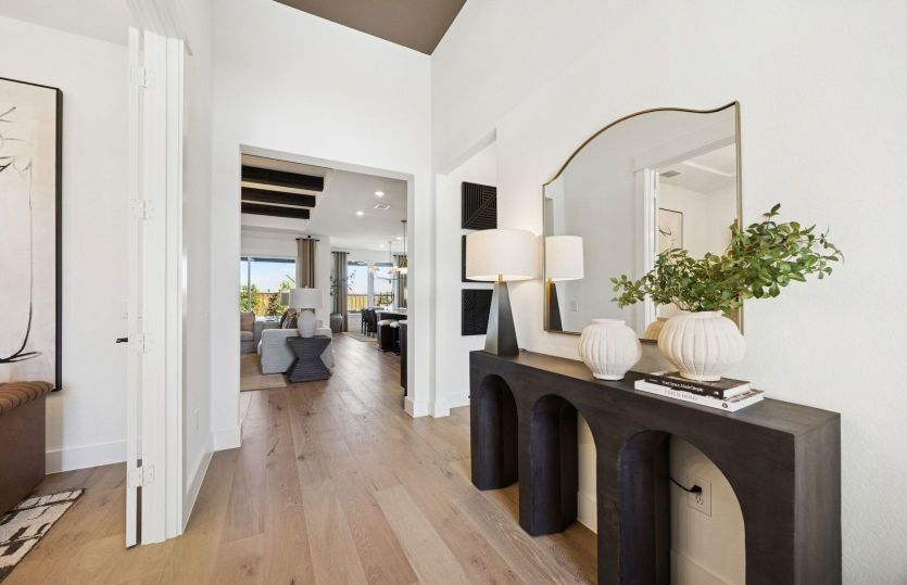 Welcoming entry into home