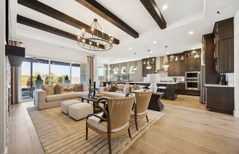 Open concept main living areas